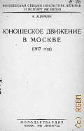 Ацаркин А.Н., Юношеское движение в Москве (1917) - 1930